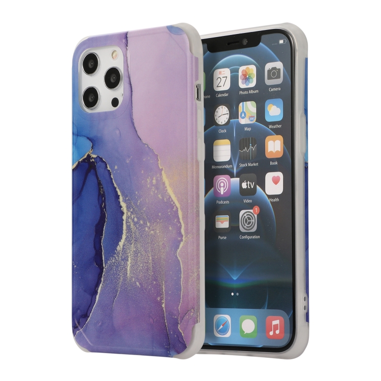 Four Corners Shocproof Flow Gold Marble IMD Back Cover Case For iPhone 13(Dark Blue)
Four Corners Shocproof Flow Gold Marble IMD Back Cover Case For iPhone 13(Dark Blue)
