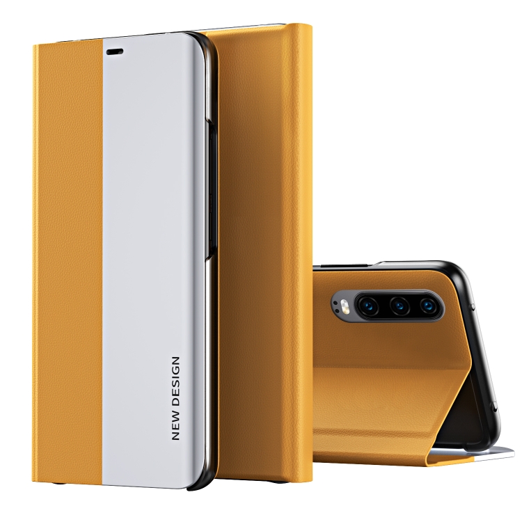 For Huawei P30 Side Electroplated Dormant Ultra-Thin Horizontal Flip Leather Case with Holder(Yellow)
For Huawei P30 Side Electroplated Dormant Ultra-Thin Horizontal Flip Leather Case with Holder(Yellow)