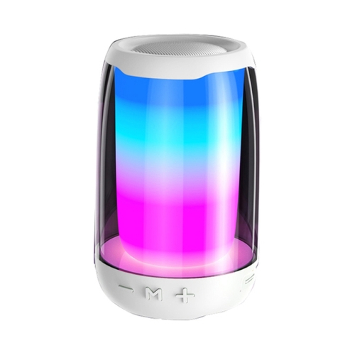 P4 LED Portable Bluetooth Wireless Bass Waterproof Outdoor Speaker Support AUX / TF Card / USB(White)
P4 LED Portable Bluetooth Wireless Bass Waterproof Outdoor Speaker Support AUX / TF Card / USB(White)