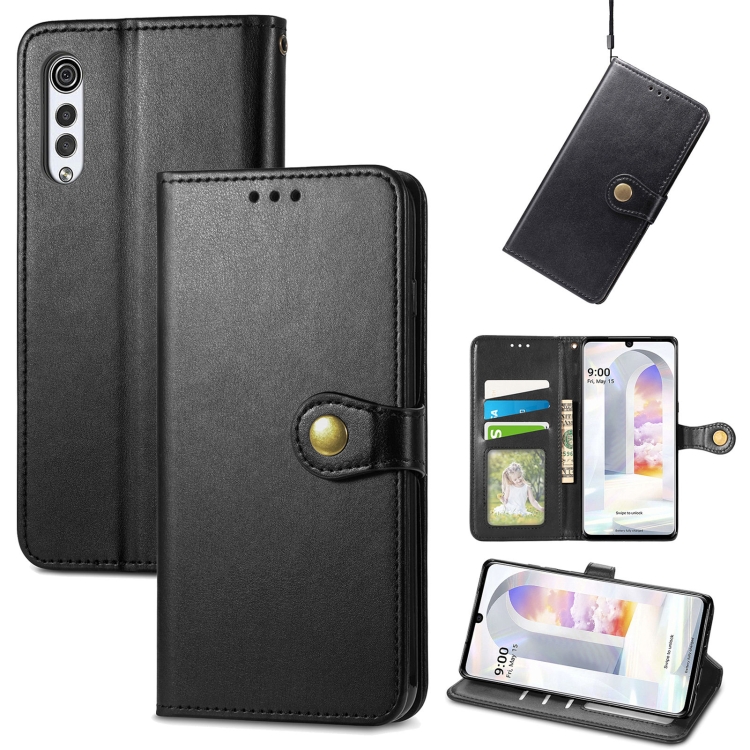 For LG Velvet 2 Pro Solid Color Leather Buckle Phone Case with Lanyard & Photo Frame & Card Slot & Wallet & Stand Function(Black)
For LG Velvet 2 Pro Solid Color Leather Buckle Phone Case with Lanyard & Photo Frame & Card Slot & Wallet & Stand Function(Black)