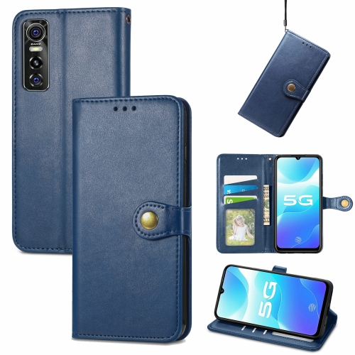 For vivo S7e Solid Color Leather Buckle Phone Case with Lanyard & Photo Frame & Card Slot & Wallet & Stand Function(Blue)
For vivo S7e Solid Color Leather Buckle Phone Case with Lanyard & Photo Frame & Card Slot & Wallet & Stand Function(Blue)