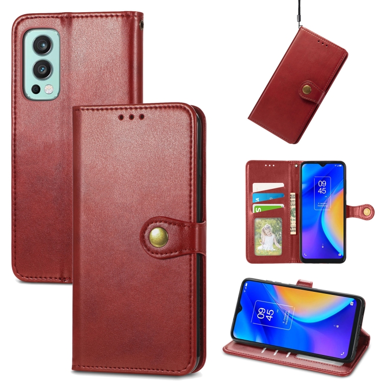 For OnePlus Nord 2 Solid Color Leather Buckle Phone Case with Lanyard & Photo Frame & Card Slot & Wallet & Stand Function(Red)
For OnePlus Nord 2 Solid Color Leather Buckle Phone Case with Lanyard & Photo Frame & Card Slot & Wallet & Stand Function(Red)