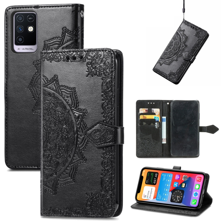 For Infinix Note 10 Mandala Embossing Pattern Horizontal Flip Leather Case with Holder & Card Slots & Wallet & Lanyard(Black)
For Infinix Note 10 Mandala Embossing Pattern Horizontal Flip Leather Case with Holder & Card Slots & Wallet & Lanyard(Black)