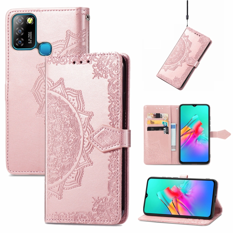 For Infinix Smart 5 Mandala Embossing Pattern Horizontal Flip Leather Case with Holder & Card Slots & Wallet & Lanyard(Rose Gold)
For Infinix Smart 5 Mandala Embossing Pattern Horizontal Flip Leather Case with Holder & Card Slots & Wallet & Lanyard(Rose Gold)