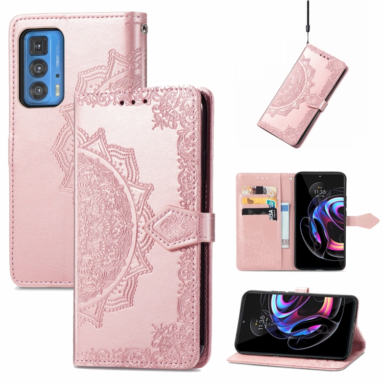 For Motorola Edge 20 Pro Mandala Embossing Pattern Horizontal Flip Leather Case with Holder & Card Slots & Wallet & Lanyard(Rose Gold)
For Motorola Edge 20 Pro Mandala Embossing Pattern Horizontal Flip Leather Case with Holder & Card Slots & Wallet & Lanyard(Rose Gold)