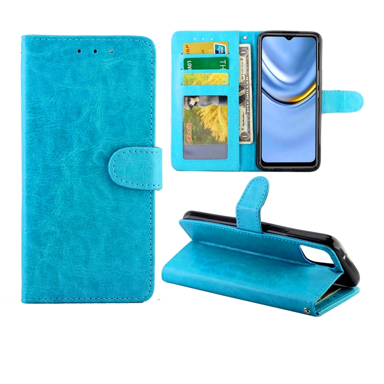 For Honor Play 20 Crazy Horse Texture Leather Horizontal Flip Protective Case with Holder & Card Slots & Wallet & Photo Frame(baby Blue)
For Honor Play 20 Crazy Horse Texture Leather Horizontal Flip Protective Case with Holder & Card Slots & Wallet & Photo Frame(baby Blue)