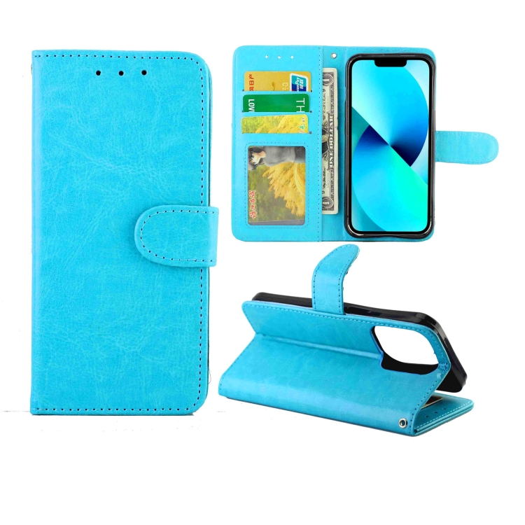 Crazy Horse Texture Leather Horizontal Flip Protective Case with Holder & Card Slots & Wallet & Photo Frame For iPhone 13 Pro (Baby Blue)
Crazy Horse Texture Leather Horizontal Flip Protective Case with Holder & Card Slots & Wallet & Photo Frame For iPhone 13 Pro (Baby Blue)