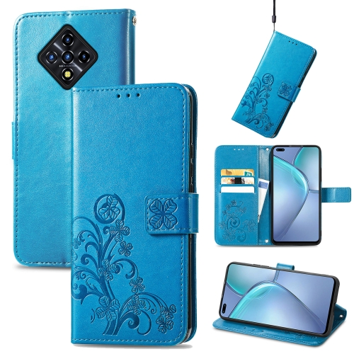 For Infinix Zero 8 Four-leaf Clasp Embossed Leather Case with Lanyard & Card Slot & Wallet & Holder(Blue)
For Infinix Zero 8 Four-leaf Clasp Embossed Leather Case with Lanyard & Card Slot & Wallet & Holder(Blue)