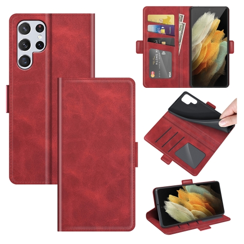 For Samsung Galaxy S22 Ultra 5G Dual-side Magnetic Buckle Horizontal Flip Leather Case with Holder & Card Slots & Wallet(Red)
For Samsung Galaxy S22 Ultra 5G Dual-side Magnetic Buckle Horizontal Flip Leather Case with Holder & Card Slots & Wallet(Red)