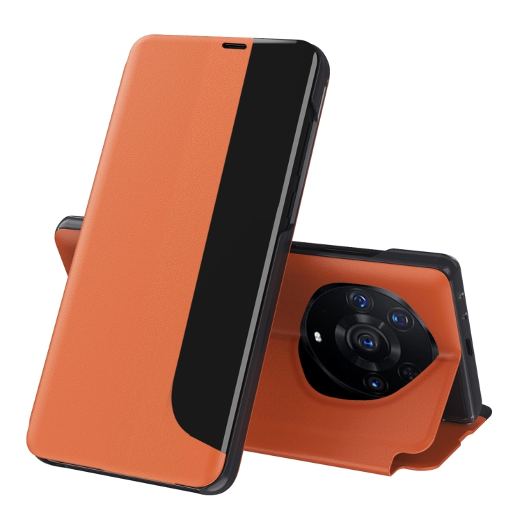 For Honor Magic3 Pro+ Side Display Magnetic Shockproof Horizontal Flip Leather Case with Holder & Sleep / Wake-up Function(Orange)
For Honor Magic3 Pro+ Side Display Magnetic Shockproof Horizontal Flip Leather Case with Holder & Sleep / Wake-up Function(Orange)