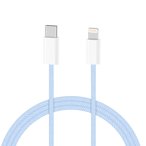XJ-75 PD20W USB-C / Type-C to 8 Pin Fast Charging Data Cable for iPhone Series, Length: 1m(Blue)
XJ-75 PD20W USB-C / Type-C to 8 Pin Fast Charging Data Cable for iPhone Series, Length: 1m(Blue)