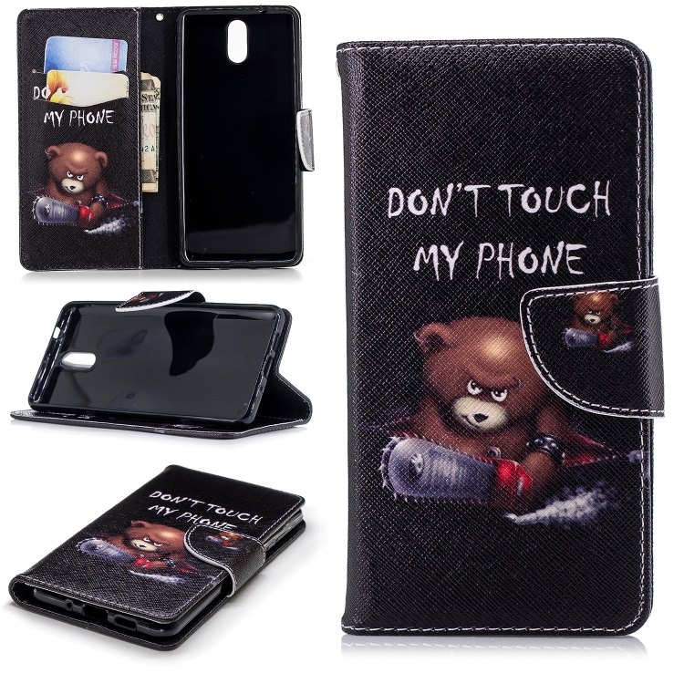 Colored Drawing Pattern Horizontal Flip Leather Case for Nokia 3.1,with Holder & Card Slots & Wallet(Bear)
Colored Drawing Pattern Horizontal Flip Leather Case for Nokia 3.1,with Holder & Card Slots & Wallet(Bear)