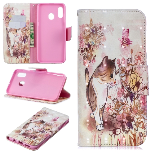 3D Colored Drawing Pattern Horizontal Flip Leather Case for Samsung Galaxy A20&A30, with Holder & Card Slots & Wallet(Cat)
3D Colored Drawing Pattern Horizontal Flip Leather Case for Samsung Galaxy A20&A30, with Holder & Card Slots & Wallet(Cat)