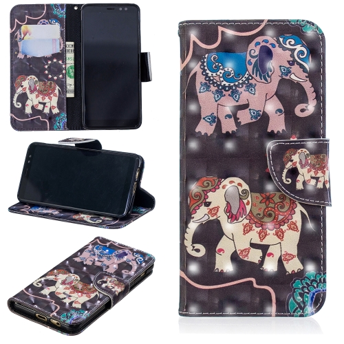 3D Colored Drawing Pattern Horizontal Flip Leather Case for Samsung Galaxy A8, with Holder & Card Slots & Wallet(Two Elephants)
3D Colored Drawing Pattern Horizontal Flip Leather Case for Samsung Galaxy A8, with Holder & Card Slots & Wallet(Two Elephants)