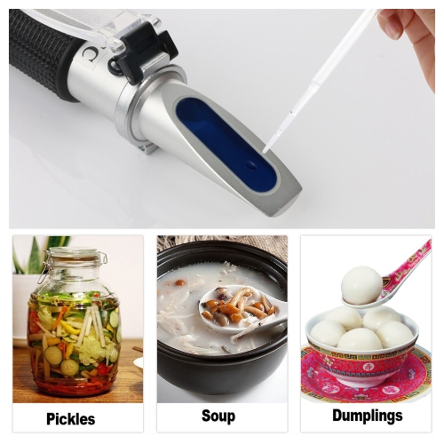 Refractometer Optical Salinity Concentration Handheld High Precision Measuring Tool RZ112 0~28%
Refractometer Optical Salinity Concentration Handheld High Precision Measuring Tool RZ112 0~28%
