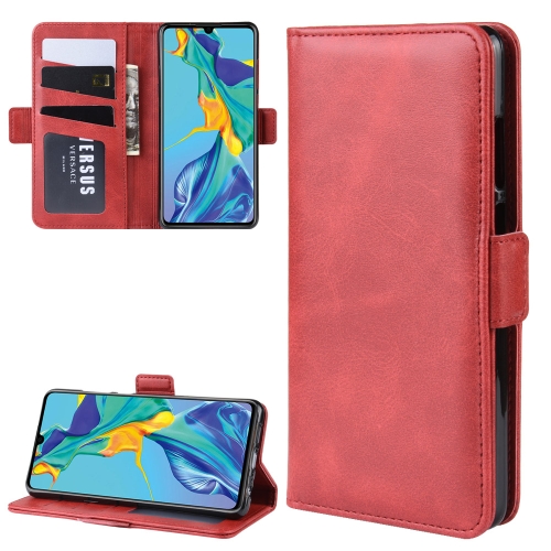 Dual-side Magnetic Buckle Horizontal Flip Leather Case for Huawei P30, with Holder & Card Slots & Wallet & Photo Frame(Red)
Dual-side Magnetic Buckle Horizontal Flip Leather Case for Huawei P30, with Holder & Card Slots & Wallet & Photo Frame(Red)