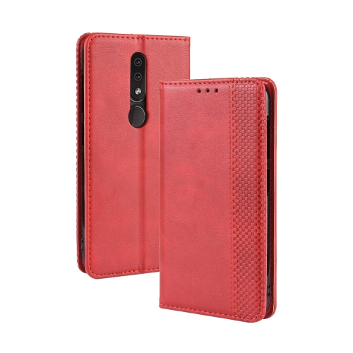 Magnetic Buckle Retro Crazy Horse Texture Horizontal Flip Leather Case for Nokia 4.2, with Holder & Card Slots & Photo Frame(Red)
Magnetic Buckle Retro Crazy Horse Texture Horizontal Flip Leather Case for Nokia 4.2, with Holder & Card Slots & Photo Frame(Red)