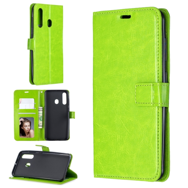 Crazy Horse Texture Horizontal Flip Leather Case for Galaxy A60, with Holder & Card Slots & Wallet & Photo Frame(green)
Crazy Horse Texture Horizontal Flip Leather Case for Galaxy A60, with Holder & Card Slots & Wallet & Photo Frame(green)