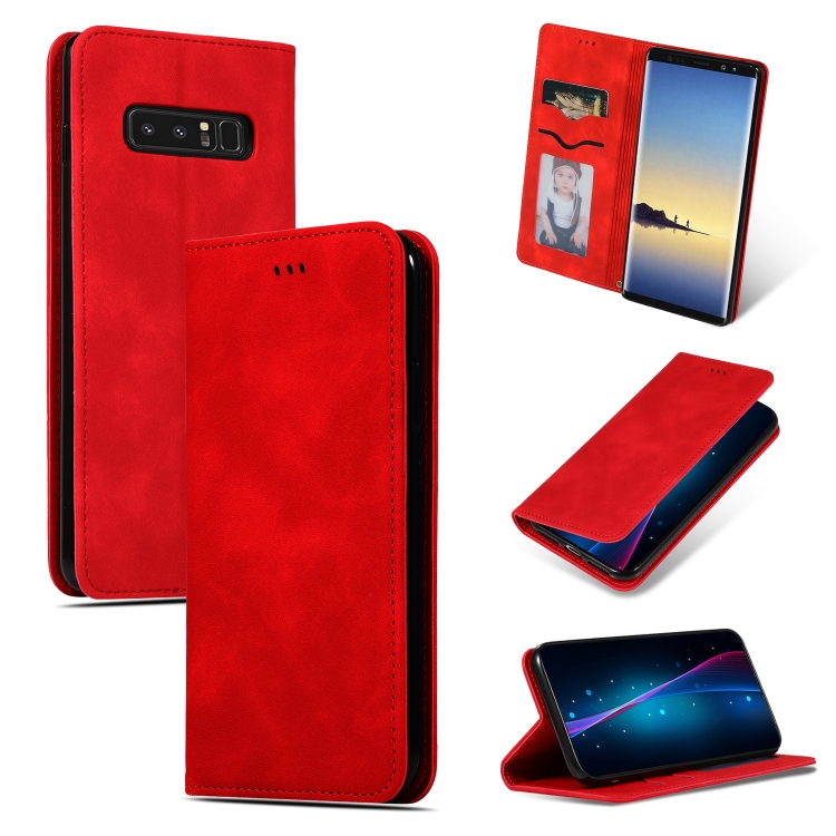 Retro Skin Feel Business Magnetic Horizontal Flip Leather Case for Galaxy NOTE 8(Red)
Retro Skin Feel Business Magnetic Horizontal Flip Leather Case for Galaxy NOTE 8(Red)