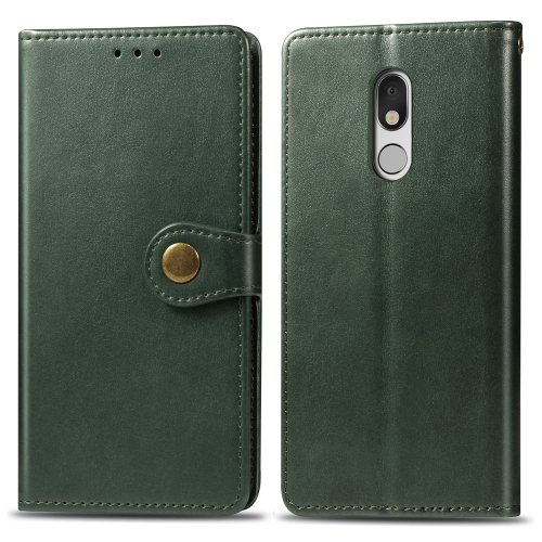 Retro Solid Color Leather Buckle Mobile Phone Protection Leather Case with Lanyard & Photo Frame & Card Slot & Wallet & Bracket Function for LG Stylo 5(Green)
Retro Solid Color Leather Buckle Mobile Phone Protection Leather Case with Lanyard & Photo Frame & Card Slot & Wallet & Bracket Function for LG Stylo 5(Green)