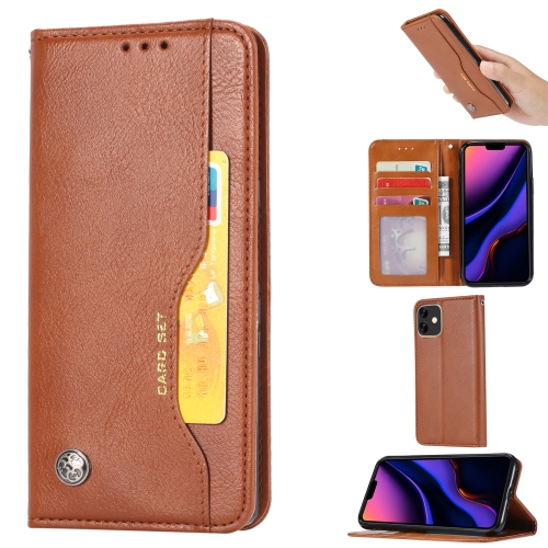 Knead Skin Texture Horizontal Flip Leather Case for iPhone 11 , with Photo Frame & Holder & Card Slots & Wallet(Brown)
Knead Skin Texture Horizontal Flip Leather Case for iPhone 11 , with Photo Frame & Holder & Card Slots & Wallet(Brown)