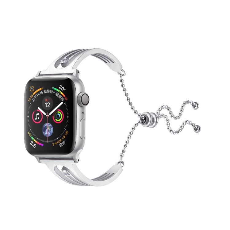 For Apple Watch 3/2/1 42mm Universal Silver Diamond Stainless Steel Bracelet Strap(Silver)
For Apple Watch 3/2/1 42mm Universal Silver Diamond Stainless Steel Bracelet Strap(Silver)