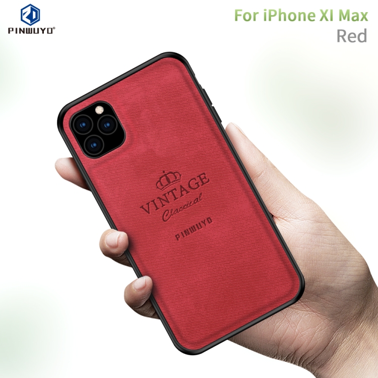 PINWUYO Shockproof Waterproof Full Coverage PC + TPU + Skin Protective Case for iPhone 11 Pro Max(Red)
PINWUYO Shockproof Waterproof Full Coverage PC + TPU + Skin Protective Case for iPhone 11 Pro Max(Red)