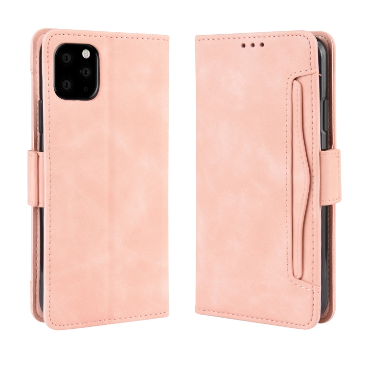 Wallet Style Skin Feel Calf Pattern Leather Case For iPhone 11 Pro ,with Separate Card Slot(Pink)
Wallet Style Skin Feel Calf Pattern Leather Case For iPhone 11 Pro ,with Separate Card Slot(Pink)