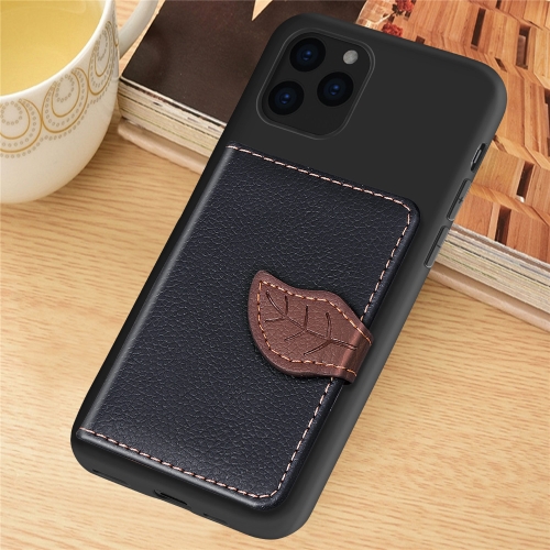 For iPhone 11 Pro Max Litchi Pattern Card Bag Wallet Bracket + TPU Phone Case with Card Slot Wallet Bracket Function(Black)
For iPhone 11 Pro Max Litchi Pattern Card Bag Wallet Bracket + TPU Phone Case with Card Slot Wallet Bracket Function(Black)