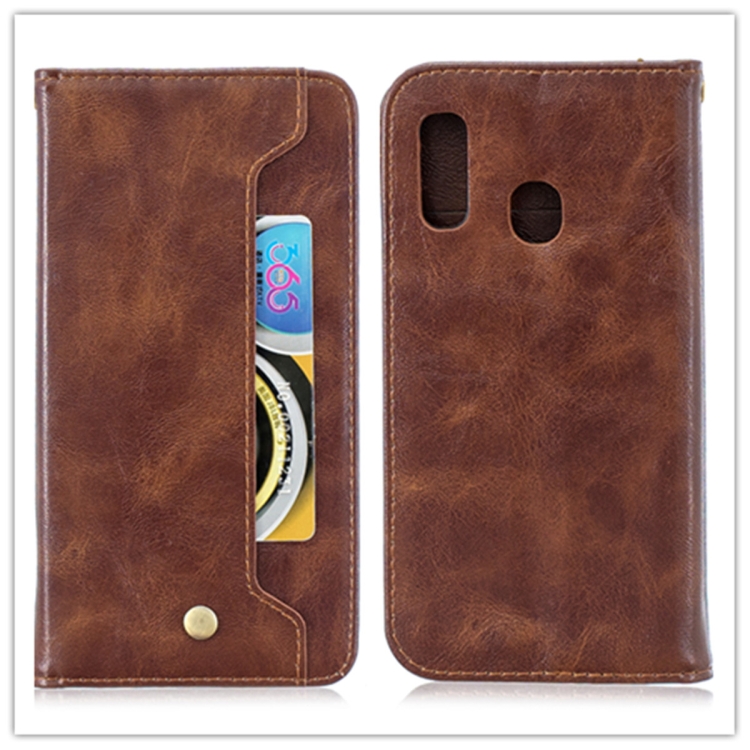 For Galaxy A40 Copper Buckle Nappa Texture Horizontal Flip Leather Case , with Holder & Card Slots & Wallet(Brown)
For Galaxy A40 Copper Buckle Nappa Texture Horizontal Flip Leather Case , with Holder & Card Slots & Wallet(Brown)