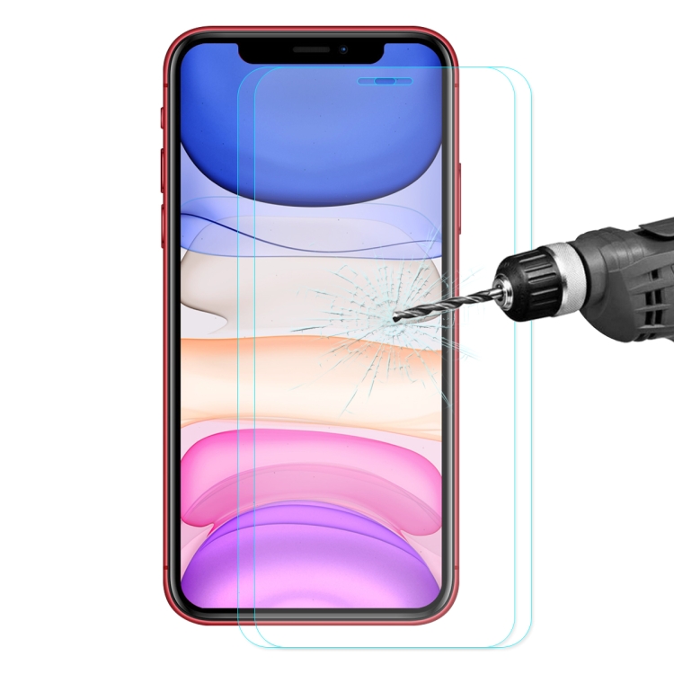 For iPhone 11 / iPhone XR 2 PCS ENKAY Hat-prince 0.26mm 9H 2.5D Curved Edge Tempered Glass Film
For iPhone 11 / iPhone XR 2 PCS ENKAY Hat-prince 0.26mm 9H 2.5D Curved Edge Tempered Glass Film