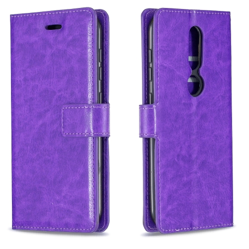 For Nokia 4.2 Crazy Horse Texture Horizontal Flip Leather Case with Holder & Card Slots & Wallet & Photo Frame(Purple)
For Nokia 4.2 Crazy Horse Texture Horizontal Flip Leather Case with Holder & Card Slots & Wallet & Photo Frame(Purple)