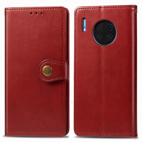 For Huawei Mate 30 Pro Retro Solid Color Leather Buckle Mobile Phone Protection Leather Case with Photo Frame & Card Slot & Wallet & Bracket Function(Red)
For Huawei Mate 30 Pro Retro Solid Color Leather Buckle Mobile Phone Protection Leather Case with Photo Frame & Card Slot & Wallet & Bracket Function(Red)