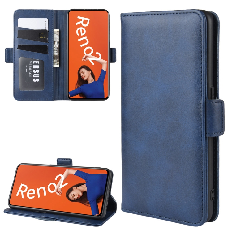 For OPPO RENO2 Wallet Stand Leather Cell Phone Case with Wallet & Holder & Card Slots(Dark Blue)
For OPPO RENO2 Wallet Stand Leather Cell Phone Case with Wallet & Holder & Card Slots(Dark Blue)
