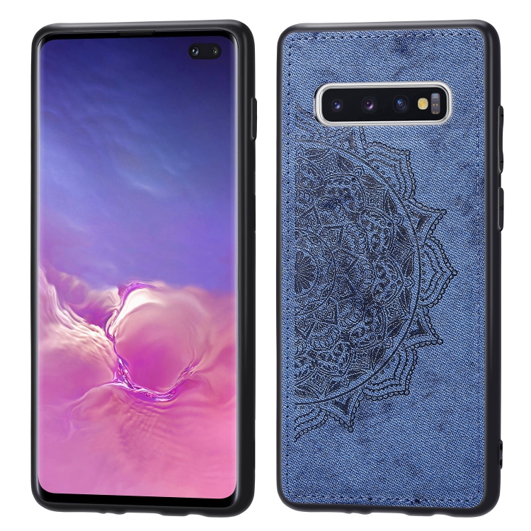 For Galaxy S10+ Embossed Mandala Pattern PC + TPU + Fabric Phone Case with Lanyard & Magnetic(Blue)
For Galaxy S10+ Embossed Mandala Pattern PC + TPU + Fabric Phone Case with Lanyard & Magnetic(Blue)