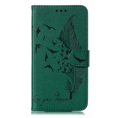 For Xiaomi Redmi 8A, Litchi Texture Feather Embossing Horizontal Flip Leather Case with Holder & Card Slots & Wallet & Photo Frame & Lanyard(Green)
For Xiaomi Redmi 8A, Litchi Texture Feather Embossing Horizontal Flip Leather Case with Holder & Card Slots & Wallet & Photo Frame & Lanyard(Green)
