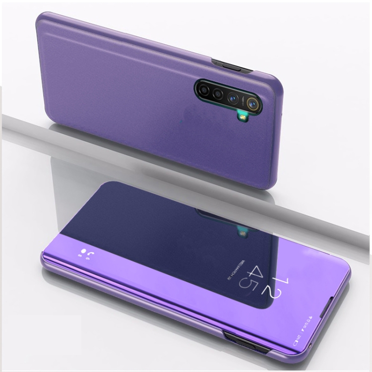 For OPPO Realme XT / K5 / Realme X2 Plated Mirror Horizontal Flip Leather Cover with Stand Mobile Phone Holster(Purple Blue) 
For OPPO Realme XT / K5 / Realme X2 Plated Mirror Horizontal Flip Leather Cover with Stand Mobile Phone Holster(Purple Blue)