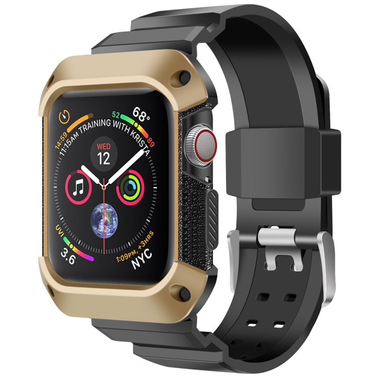 For Apple Watch 5 / 4 Generations 40mm Universal Integrated Electroplating Strap(Gold + Black)
For Apple Watch 5 / 4 Generations 40mm Universal Integrated Electroplating Strap(Gold + Black)