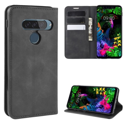 For LG G8S ThinQ Retro-skin Business Magnetic Suction Leather Case with Holder & Card Slots & Wallet(Black)
For LG G8S ThinQ Retro-skin Business Magnetic Suction Leather Case with Holder & Card Slots & Wallet(Black)