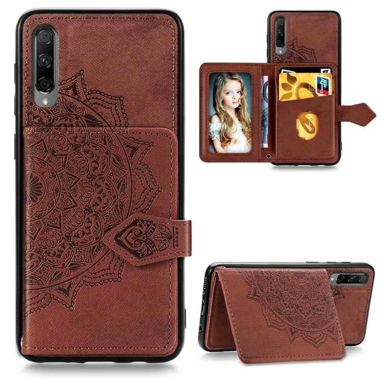 For Huawei Honor 9X Pro Mandala Embossed Magnetic Cloth PU + TPU + PC Case with Holder & Card Slots & Wallet & Photo Frame & Strap(Brown)
For Huawei Honor 9X Pro Mandala Embossed Magnetic Cloth PU + TPU + PC Case with Holder & Card Slots & Wallet & Photo Frame & Strap(Brown)