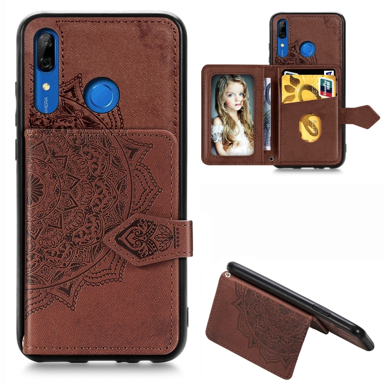 For Huawei P Smart Z Mandala Embossed Magnetic Cloth PU + TPU + PC Case with Holder & Card Slots & Wallet & Photo Frame & Strap(Brown)
For Huawei P Smart Z Mandala Embossed Magnetic Cloth PU + TPU + PC Case with Holder & Card Slots & Wallet & Photo Frame & Strap(Brown)