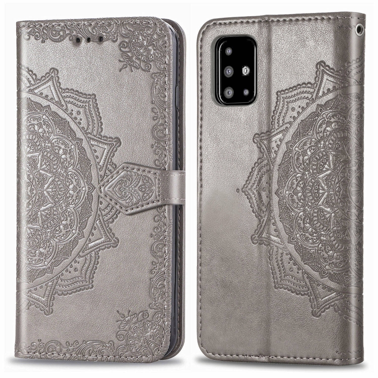 For Galaxy A51 Halfway Mandala Embossing Pattern Horizontal Flip Leather Case with Holder & Card Slots & Wallet & Photo Frame & Lanyard(Gray)
For Galaxy A51 Halfway Mandala Embossing Pattern Horizontal Flip Leather Case with Holder & Card Slots & Wallet & Photo Frame & Lanyard(Gray)