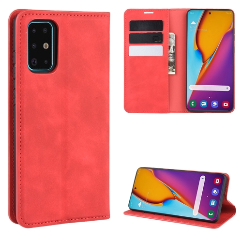For Galaxy S20+ Retro-skin Business Magnetic Suction Leather Case with Holder & Card Slots & Wallet(Red)
For Galaxy S20+ Retro-skin Business Magnetic Suction Leather Case with Holder & Card Slots & Wallet(Red)