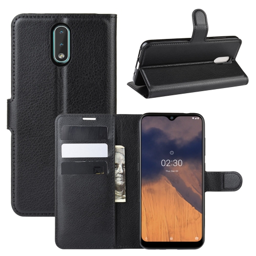 For Nokia 2.3 Litchi Texture Horizontal Flip Protective Case with Holder & Card Slots & Wallet(Black)
For Nokia 2.3 Litchi Texture Horizontal Flip Protective Case with Holder & Card Slots & Wallet(Black)