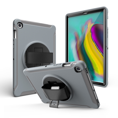 For iPad 10.2 2019 360 Degree Rotation PC + Silicone Protective Case with Holder & Hand-strap(Gray)
For iPad 10.2 2019 360 Degree Rotation PC + Silicone Protective Case with Holder & Hand-strap(Gray)