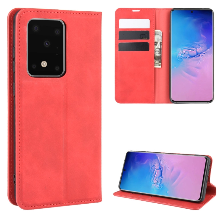 For Galaxy S20 Ultra Retro-skin Business Magnetic Suction Leather Case with Holder & Card Slots & Wallet(Red)
For Galaxy S20 Ultra Retro-skin Business Magnetic Suction Leather Case with Holder & Card Slots & Wallet(Red)