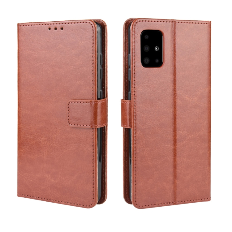 For Galaxy S20+ Retro Crazy Horse Texture Horizontal Flip Leather Case with Holder & Card Slots & Photo Frame(Brown)
For Galaxy S20+ Retro Crazy Horse Texture Horizontal Flip Leather Case with Holder & Card Slots & Photo Frame(Brown)