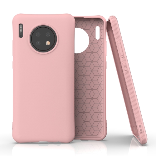 

For Huawei Mate 30 ENKAY ENK-PC010 Solid Color TPU Slim Case Cover(Pink)