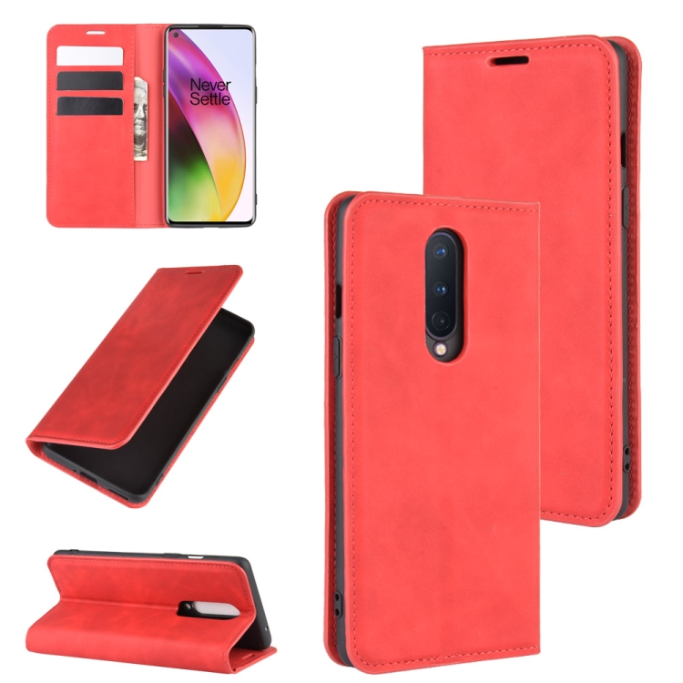 For OnePlus 8 Retro-skin Business Magnetic Suction Leather Case with Holder & Card Slots & Wallet(Red)
For OnePlus 8 Retro-skin Business Magnetic Suction Leather Case with Holder & Card Slots & Wallet(Red)