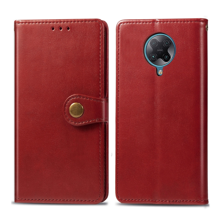 For Xiaomi Redmi K30 Pro Retro Solid Color Leather Buckle Phone Case with Lanyard & Photo Frame & Card Slot & Wallet & Stand Function(Red)
For Xiaomi Redmi K30 Pro Retro Solid Color Leather Buckle Phone Case with Lanyard & Photo Frame & Card Slot & Wallet & Stand Function(Red)